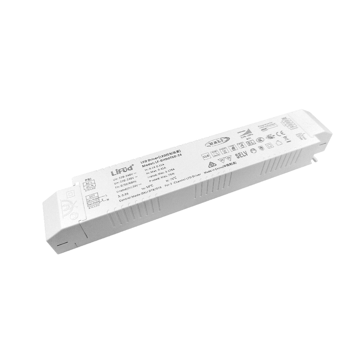 Lifud Driver 240W Salida 24V Dimable DALI/PUSH IP20 Lifud Driver 240W Salida 24V Dimable DALI/PUSH IP20