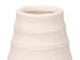 GIFTDECOR Jarrón Sahara Botella Rayas Blanco Mediano