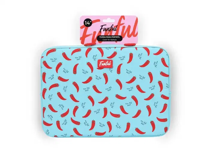 Wondee Funda Portatil 14 Pulgadas Funful Chili