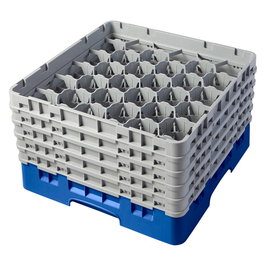 CAMBRO Cesta de lavado 30 comp. 5 alturas Azul
