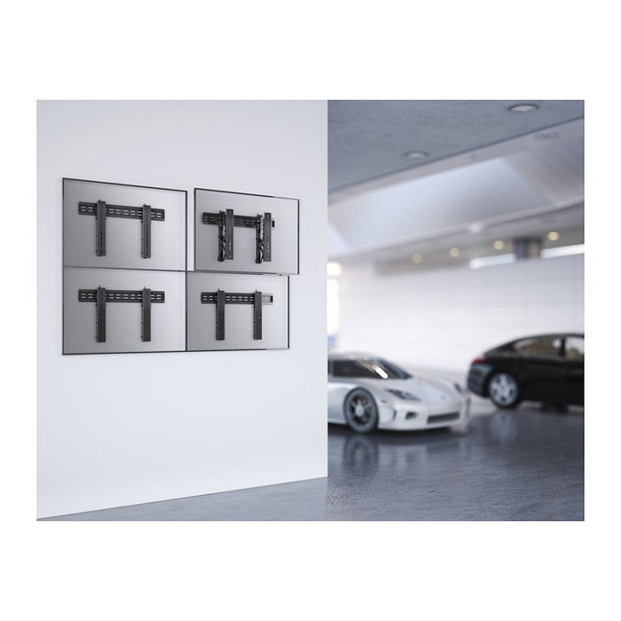 EQUIP Soporte de Pared para TV Pop-Out 1 Grado 45 Kg, Negro, para Pantallas 37"-70", VESA 200x200 a 600x400, Ref 650351