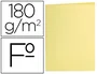 Liderpapel Subcarpeta Folio Amarillo Pastel 180g/m2