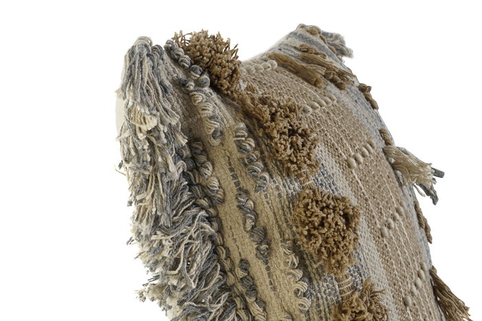 Funda Cojin Boho DKD Home Decor Multicolor 3 x 60 x 60 cm (4 Unidades)