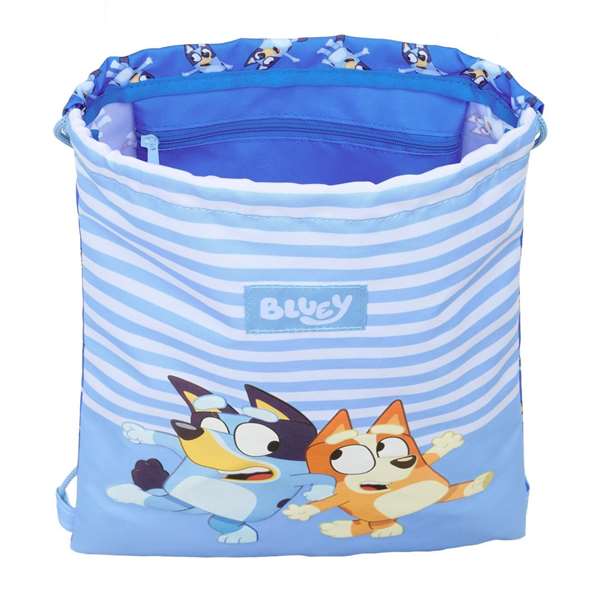 Safta Saco Plano Junior Bluey Let's Play 26x34x1 cm