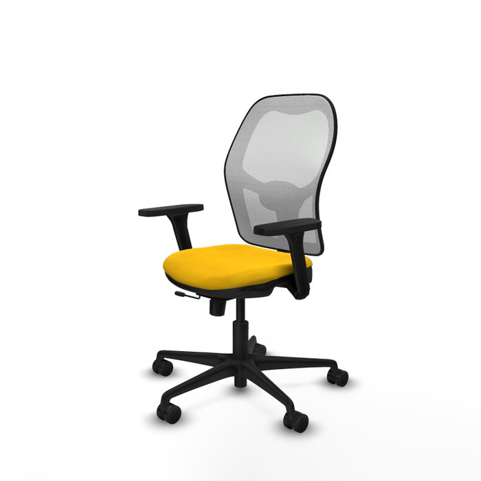 PIQUERAS Y CRESPO Silla de oficina Jorquera Amarillo/Blanco