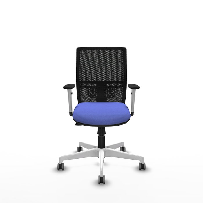 PIQUERAS Y CRESPO Silla de oficina Yunquera con mecanismo Sincro/Traslack, Azul claro y Negro PIQUERAS Y CRESPO Silla de oficina Yunquera con mecanismo Sincro/Traslack, Azul claro y Negro