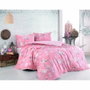 Aucune Juego de Cama Color Polvo con Funda Nórdica y 2 Fundas de Almohada
