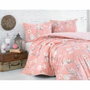 Aucune Juego de Cama Color Polvo con Funda Nórdica y 2 Fundas de Almohada