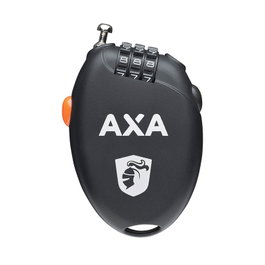 AXA Cable Candado Roll. Candado de Cable con Código de 3 Cifras, Longitud 75 cm, Protección Básica