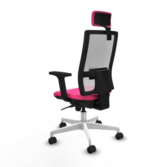 PIQUERAS Y CRESPO Silla de oficina Horna Rosa y Blanco PIQUERAS Y CRESPO Silla de oficina Horna Rosa y Blanco