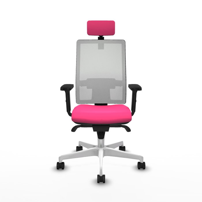 PIQUERAS Y CRESPO Silla de oficina Horna Rosa y Blanco PIQUERAS Y CRESPO Silla de oficina Horna Rosa y Blanco