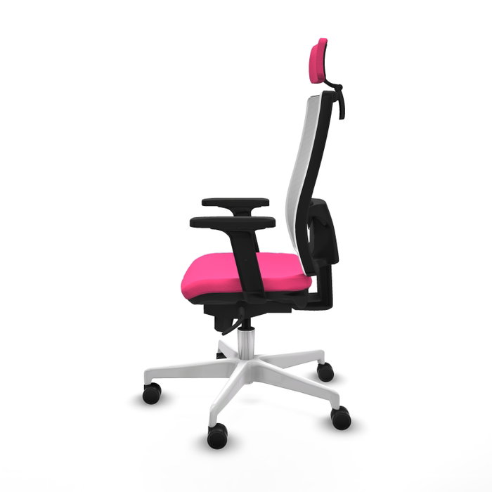 PIQUERAS Y CRESPO Silla de oficina Horna Rosa y Blanco PIQUERAS Y CRESPO Silla de oficina Horna Rosa y Blanco