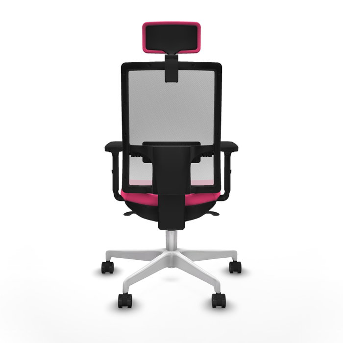 PIQUERAS Y CRESPO Silla de oficina Horna Rosa y Blanco PIQUERAS Y CRESPO Silla de oficina Horna Rosa y Blanco