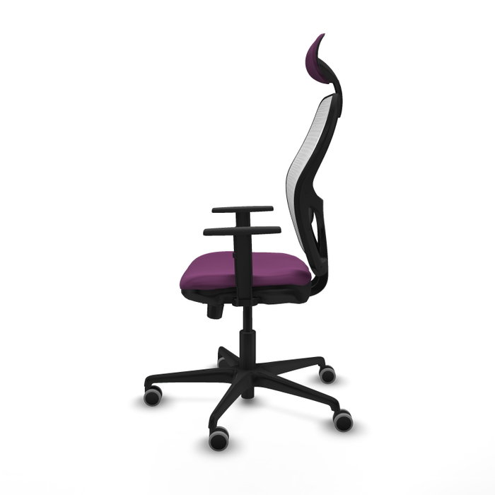 PIQUERAS Y CRESPO Silla de oficina Jorquera Morada con mecanismo Sincro/Traslack