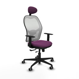 PIQUERAS Y CRESPO Silla de oficina Jorquera Morada con mecanismo Sincro/Traslack