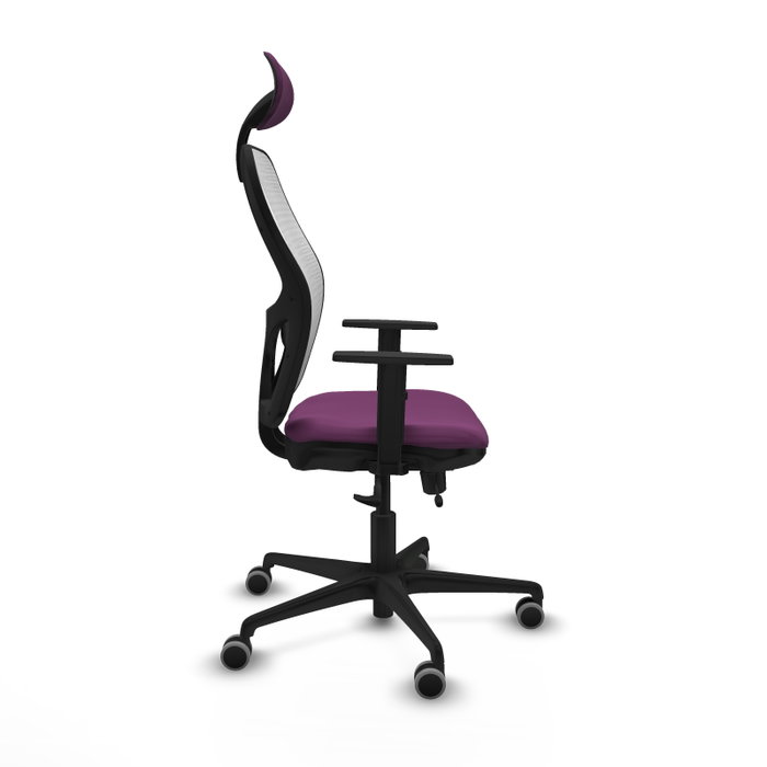 PIQUERAS Y CRESPO Silla de oficina Jorquera Morada con mecanismo Sincro/Traslack