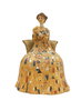 DKD Home Decor Figura de Resina Dama Amarillo