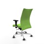 PIQUERAS Y CRESPO Silla Albacete Confidente Sincro Pistacho con Base de Aluminio y Brazos 1D