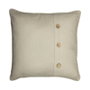 DKD Home Decor Cojín Algodón Poliéster Beige con Botones Coco