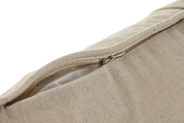 DKD Home Decor Cojín Algodón Poliéster Beige con Botones Coco DKD Home Decor Cojín Algodón Poliéster Beige con Botones Coco