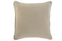 DKD Home Decor Cojín Algodón Poliéster Beige con Botones Coco