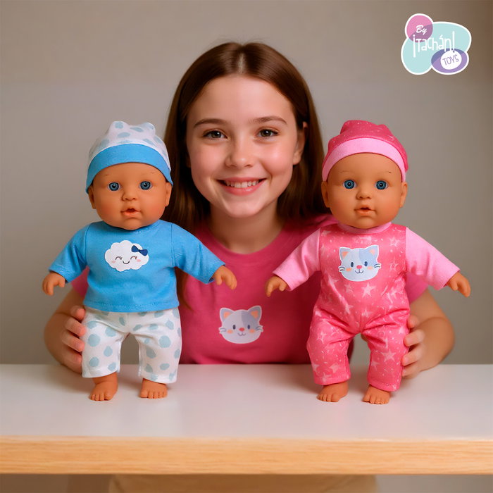 Tachan Muñeca Blandita 31Cm Surtida En Expositor 6 Und T00992