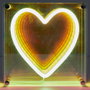 Home Deco Factory Letrero LED Neon Corazón en Acrílico y PVC, Alimentación USB 5V, 5W