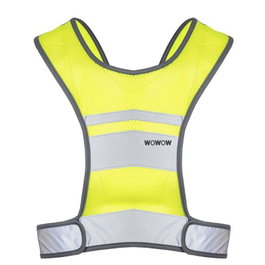 Wowow Chaleco Reflectante Nova Amarillo - Talla XL, Malla Transpirable, Certificado CE EN13356