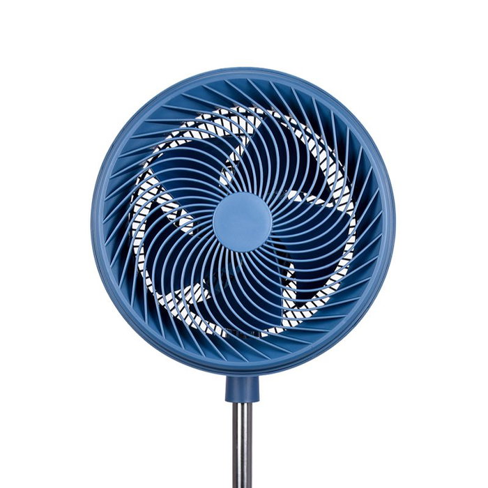 Daewoo Ventilador de Mesa 30 cm (12") High Speed 90W, Base Redonda, Azul