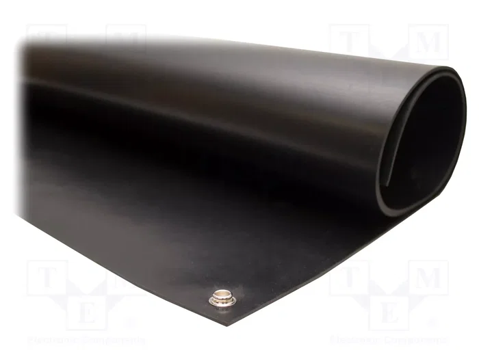 COBA EUROPE Alfombrilla ESD de caucho de neopreno negro 1,2m x 0,6m COBA EUROPE Alfombrilla ESD de caucho de neopreno negro 1,2m x 0,6m