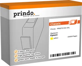 Prindo Cartucho de tinta amarillo PRIET01D4 Classic XXL