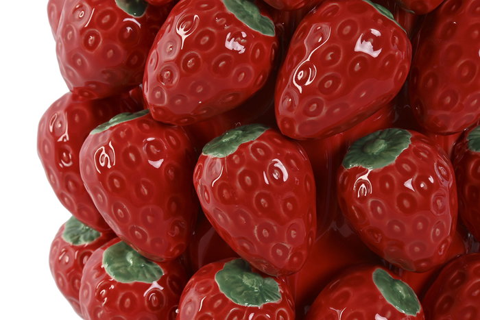 DKD Home Decor Jarron Tropical Rojo Gres 23 x 34 x 23 cm