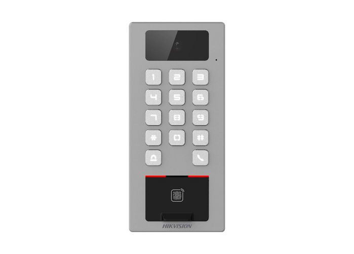 Hikvision Terminal Control de Accesos Tarjetas Mifare DESfire Código PIN Videoportero SIP IK09 IP65 Hikvision Terminal Control de Accesos Tarjetas Mifare DESfire Código PIN Videoportero SIP IK09 IP65