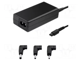 Qoltec Cargador Universal para Asus 65W con 3 Conectores