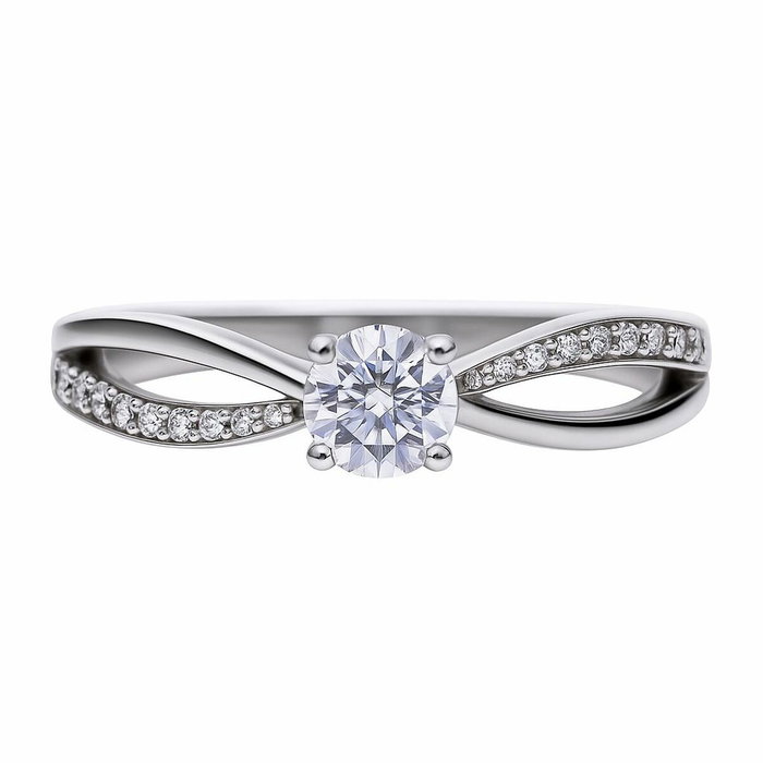 Diamonfire Anillo de Plata de Ley con Circonita 6.25mm Diamonfire Anillo de Plata de Ley con Circonita 6.25mm