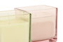 DKD Home Decor Vela Verde Rosa 8 x 9 x 8 cm 4 Unidades 40h Naranja