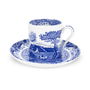 Spode Blue Italian Taza de Café con Plato 90 ml (4 Unidades)