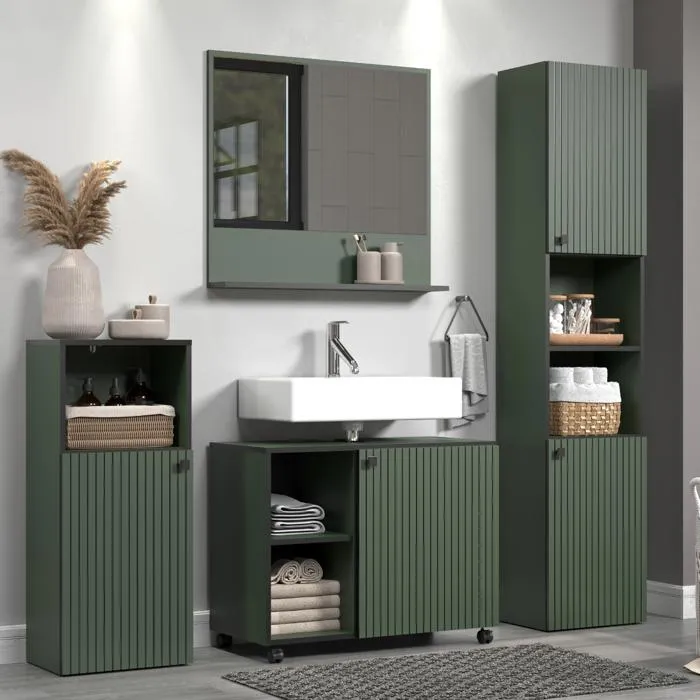 Calicosy CAL1741309758758 Columna de Baño Decoración Roble L40 x H186 x D31cm