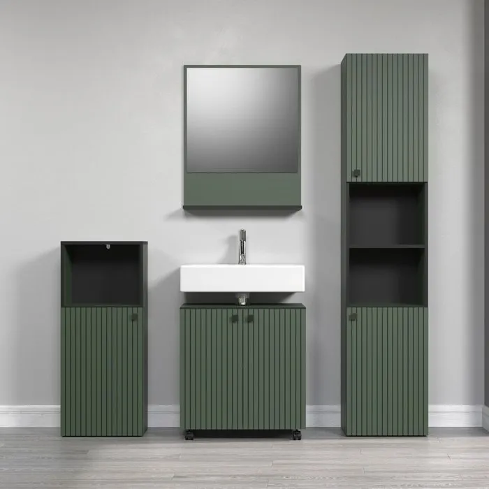 Calicosy CAL1741309758758 Columna de Baño Decoración Roble L40 x H186 x D31cm