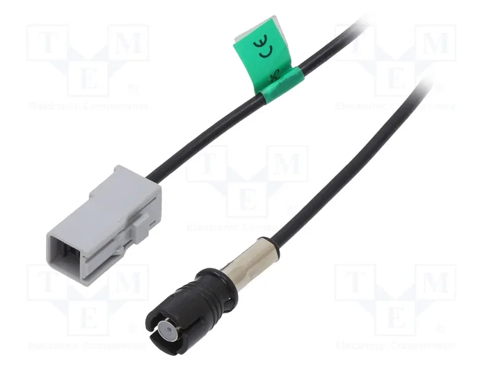 4CARMEDIA Antena de techo para automóviles con mástil de 0,4m y cable de 1,2m
