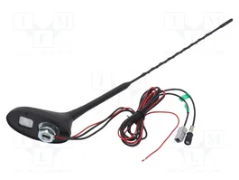 4CARMEDIA Antena de techo para automóviles con mástil de 0,4m y cable de 1,2m