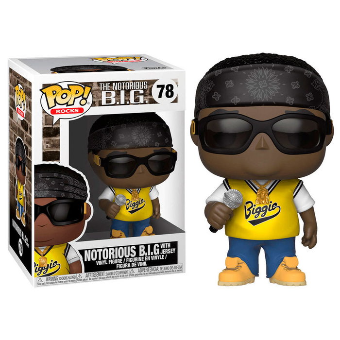 Funko Figura POP Notorious B.I.G. in jersey Vinilo 8cm