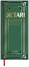 Dohe Agendas Dietario Dos Tercios 2027 Verde 14,5x31cm