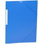 Carchivo Carpeta de 3 Solapas con Gomas, PP Opaco, Azul Oscuro, Folio