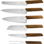 Victorinox Swiss Modern Set de cuchillos con bloque de madera de haya, 6 piezas