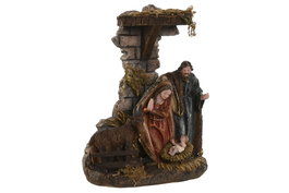 DKD Home Decor Nacimiento Resina Multicolor 16x8,5x20 cm