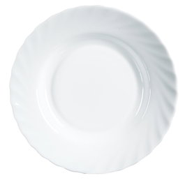 ARCOROC Pack de 6 Platos Hondos Trianon Blanco 22,5 cm
