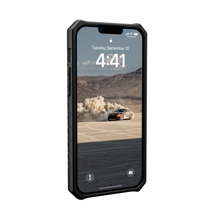 Urban Armor Gear Funda Monarch Carbon Fiber para Apple iPhone 14 Plus (6.7") - Resistente a Golpes y Caídas, Color Negro