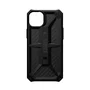 Urban Armor Gear Funda Monarch Carbon Fiber para Apple iPhone 14 Plus (6.7") - Resistente a Golpes y Caídas, Color Negro