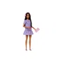Barbie Muñeca Fashionista Autista con Vestido de Rayas Moradas